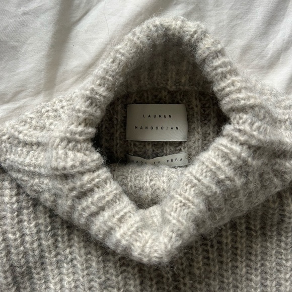 Lauren Manoogian Alpaca Cotton Blend Sweater, size 1 - Picture 2 of 6